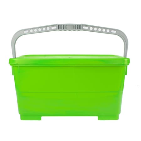 Bucket, 12 In H, Lime Green